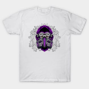 Gorilla with Gas Mask Illustration 05 T-Shirt